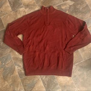 Men’s Quarter Zip Sweater - Large